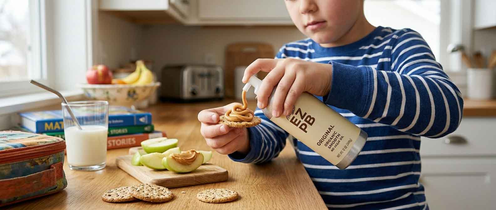 The After-School Snack — Honey on crackers